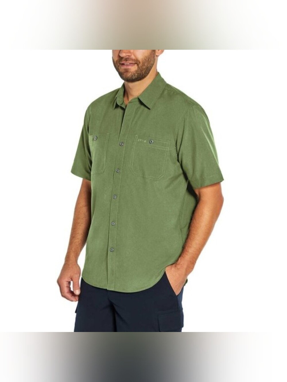 NWT Classic Collection Green Short Sleeve Tech Shirt Sz M